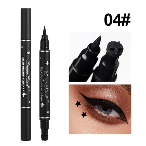 Dragon Ranee Double head Star Seal Eyeliner waterproof non-smudging