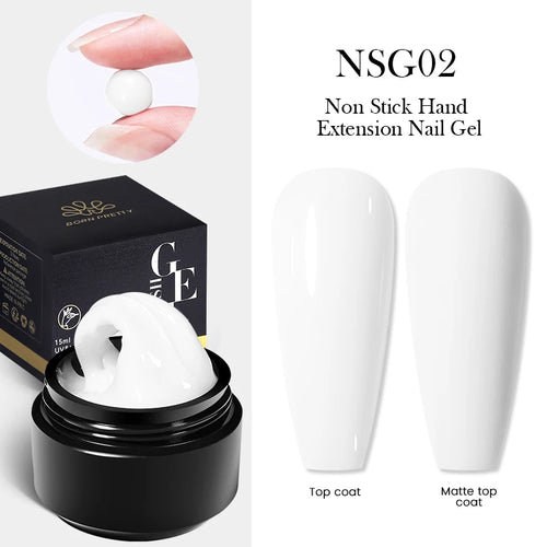 BORN PRETTY 15ml Non Stick Hand Extension Gel Nail Polish Carving