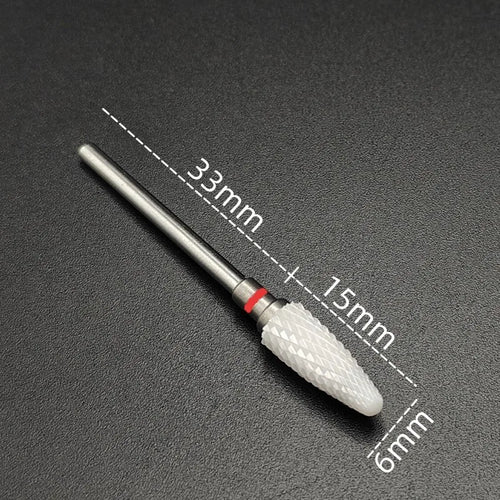 Ceramic Carbide Nail Drill Bit Rotate Burr Milling Nail Cutter Bits