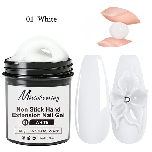 1Jar 100/150g Poly Nail Gel UV LED Cured Builder Nail Gel Acrylic