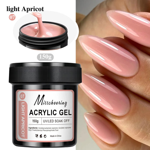 1Jar 100/150g Poly Nail Gel UV LED Cured Builder Nail Gel Acrylic