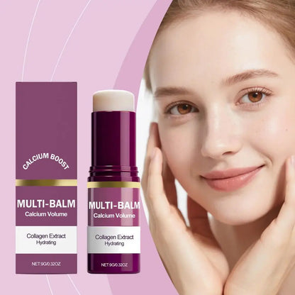 1/2/3PCS Calcium Volume Multi Balm Stick,Collagen Moisturing Stick
