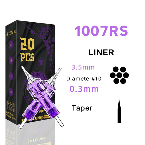 LASTJUDG Tattoo Needles 20PCS Disposable Tattoo Needles RL RS M1 RM