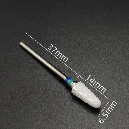 Ceramic Carbide Nail Drill Bit Rotate Burr Milling Nail Cutter Bits