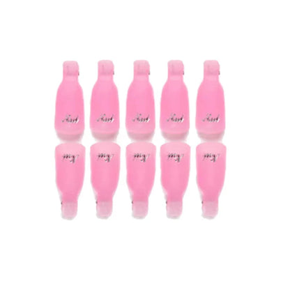 10 Pcs/Bag Colorfulful Acrylic Manicure Art Dipped Cap Clip Nail