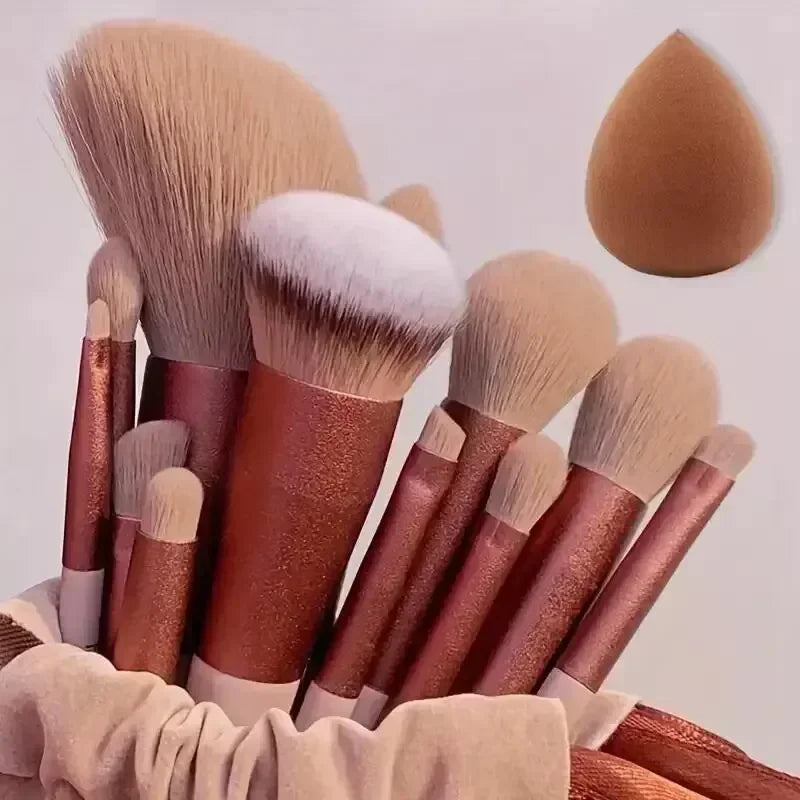 Professional Makeup Brush Set - Soft Fluffy Cosmetic Brushes for