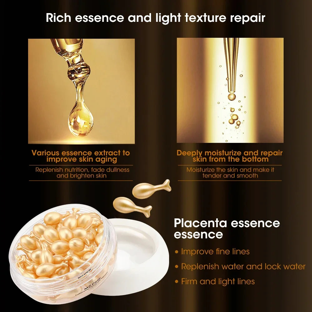 30Pcs Hyaluronic Acid Capsules Serum Hydrating Repair Moisturizing