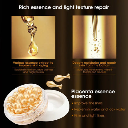30Pcs Hyaluronic Acid Capsules Serum Hydrating Repair Moisturizing