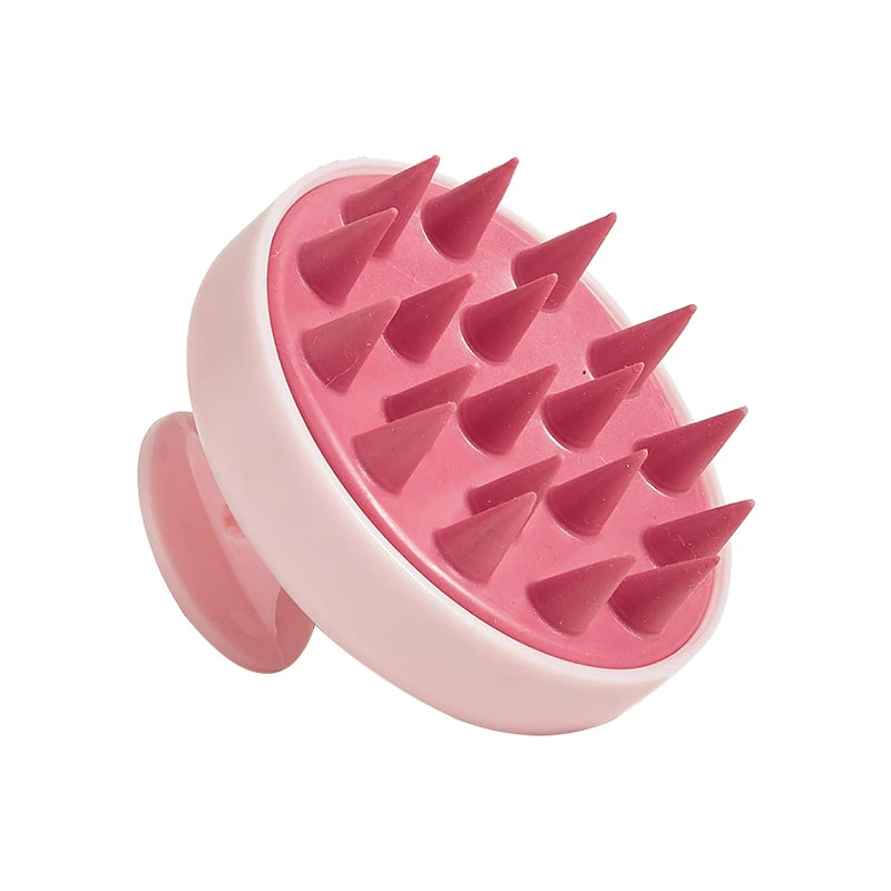 Silicone Shampoo Scalp Hair Massager Head Body Scalp Massage Brush