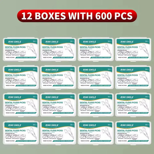 1/3/6/20 Box Portable Disposable Dental Floss Plastic Toothpick