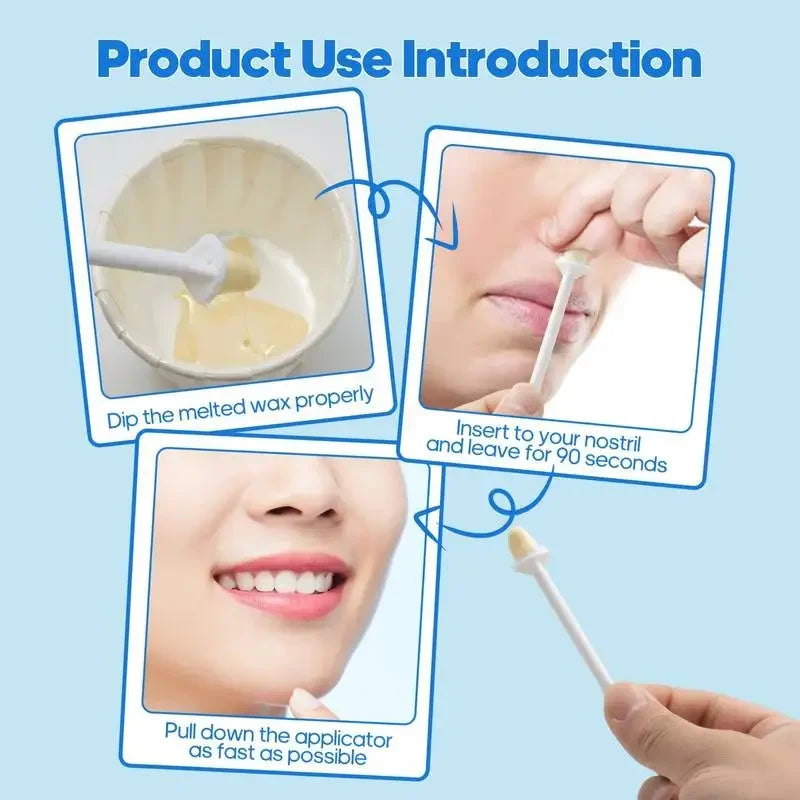 Nose Wax Sticks 100/60/40/10PCS Nose Wax Applicators For Painless Nose