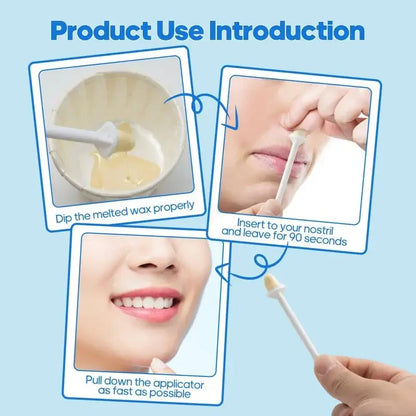 Nose Wax Sticks 100/60/40/10PCS Nose Wax Applicators For Painless Nose
