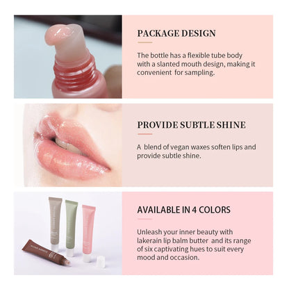 Summer Lip Balm Moisturizing Mirror Lip Gloss Lip Vanilla Mint Iced