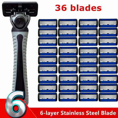 Razor Classic 6 Layer Safety Razor for Mens Shaving&Womens Hair