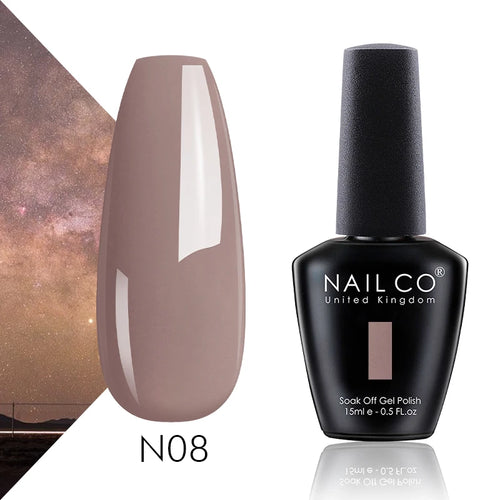 NAILCO 15ml Translucent Color Gel Nail Polish Vernis Semi Permanent UV