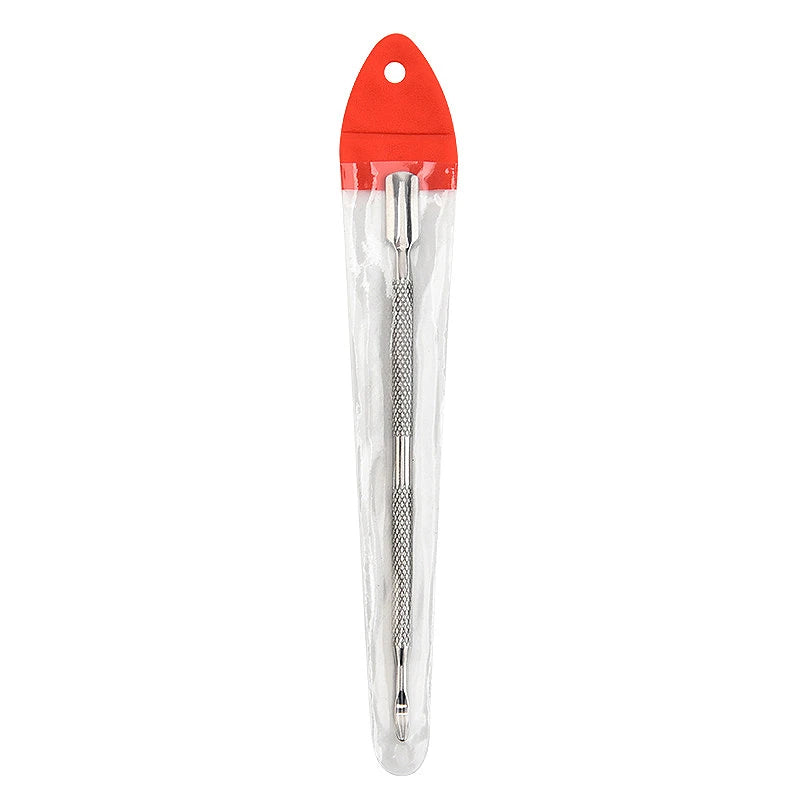 Double-ended Stainless Steel Cuticle Pusher Dead Skin Push Remover For