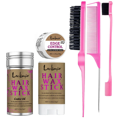 Styling Hair Wax Stick High Shine Smooth Hair & Wig Solid Wax Stick