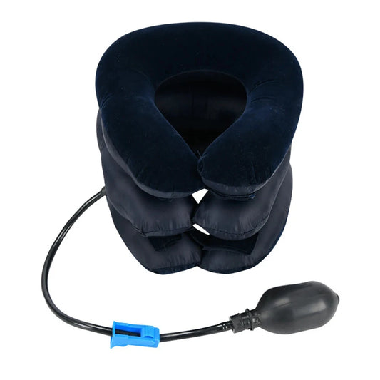 Inflatable Neck Stretcher Support Air Cervical Traction 3 Tubes Neck