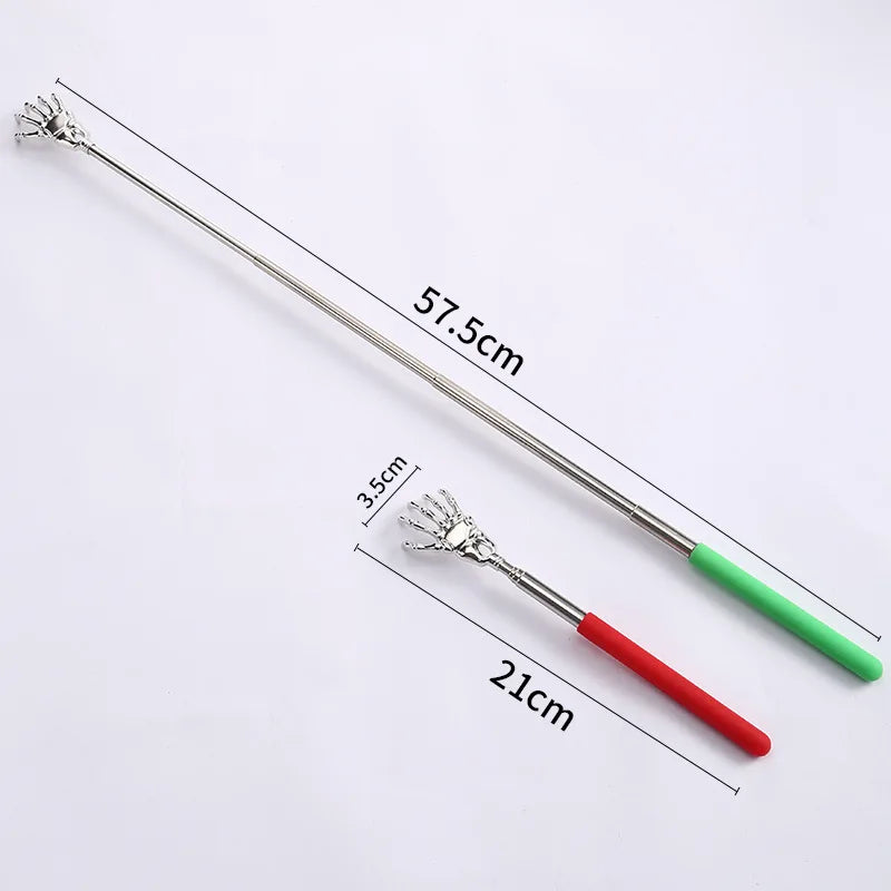 1 Piece Extendable Back Scratcher Portable Telescoping Metal Stainless