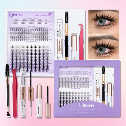 DIY Lash Extension Mix Styles Lash Clusters Individual with Bond&Seal