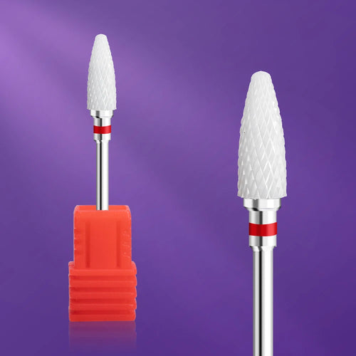 Ceramic Tungsten Carbide Nail Drill Bit Rotate Burr Milling Nail