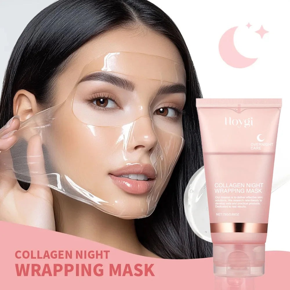 Collagen Overnight Wrapping Peel Off Facial Mask Set Korean Collagen