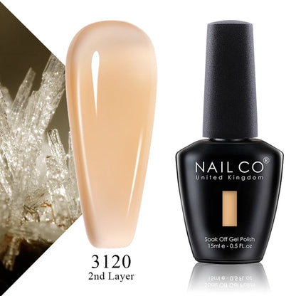 NAILCO 15ml Translucent Color Gel Nail Polish Vernis Semi Permanent UV