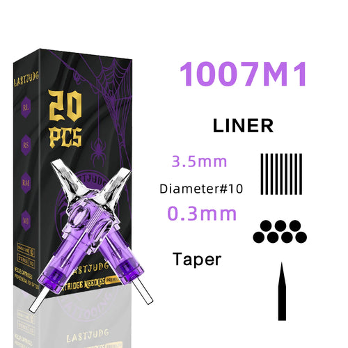 LASTJUDG Tattoo Needles 20PCS Disposable Tattoo Needles RL RS M1 RM