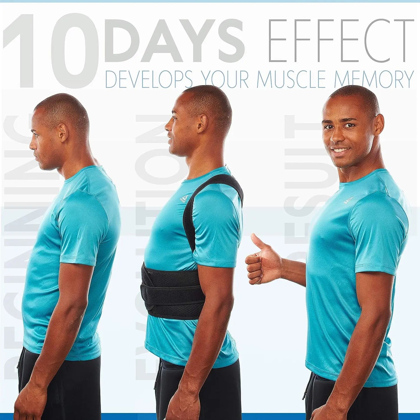 Back Brace Posture Corrector for Women and Men, Shoulder Straightener,