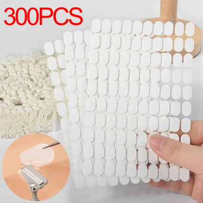 LINMANDA  100/300PCS Double Sided Adhesive Tapes Tabs Pre-Cut Nail