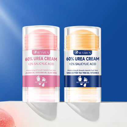 SUYARUN 60% Urea Foot Cream Stick - Moisturizing & Exfoliating,