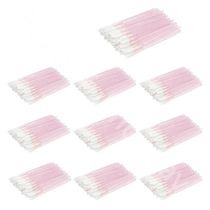 200/300/500Pcs Disposable Lip Lint Free Applicators Lipstick Testers