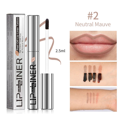Lip Liner Pencil Peel Off Lip Stain Tattoo Long Wearing Matte