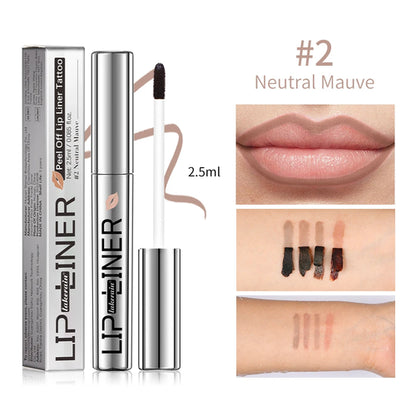 Lip Liner Pencil Peel Off Lip Stain Tattoo Long Wearing Matte