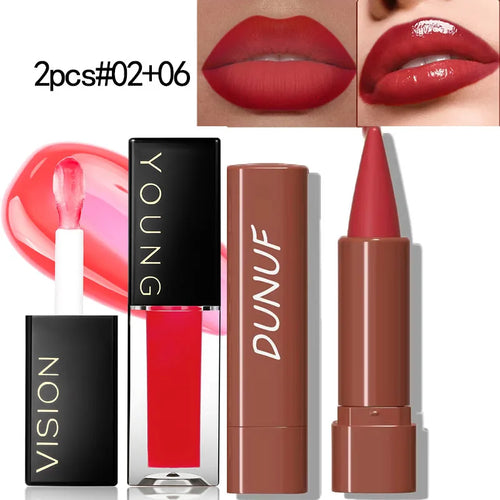Gradient Lip Liner Pen with Matte Velvet Finish Smooth Application