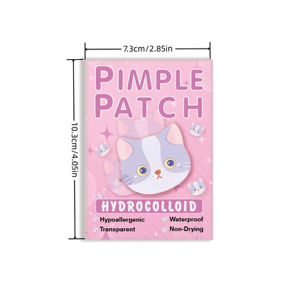 600pieces of cartoon cat acne patches, facial acne patches, concealer