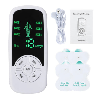EMS Pulse Electric Muscle Stimulator Back Neck Body Massager Tens