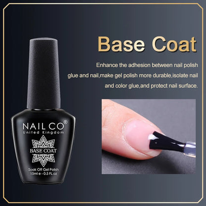 NAILCO 15ml Translucent Color Gel Nail Polish Vernis Semi Permanent UV