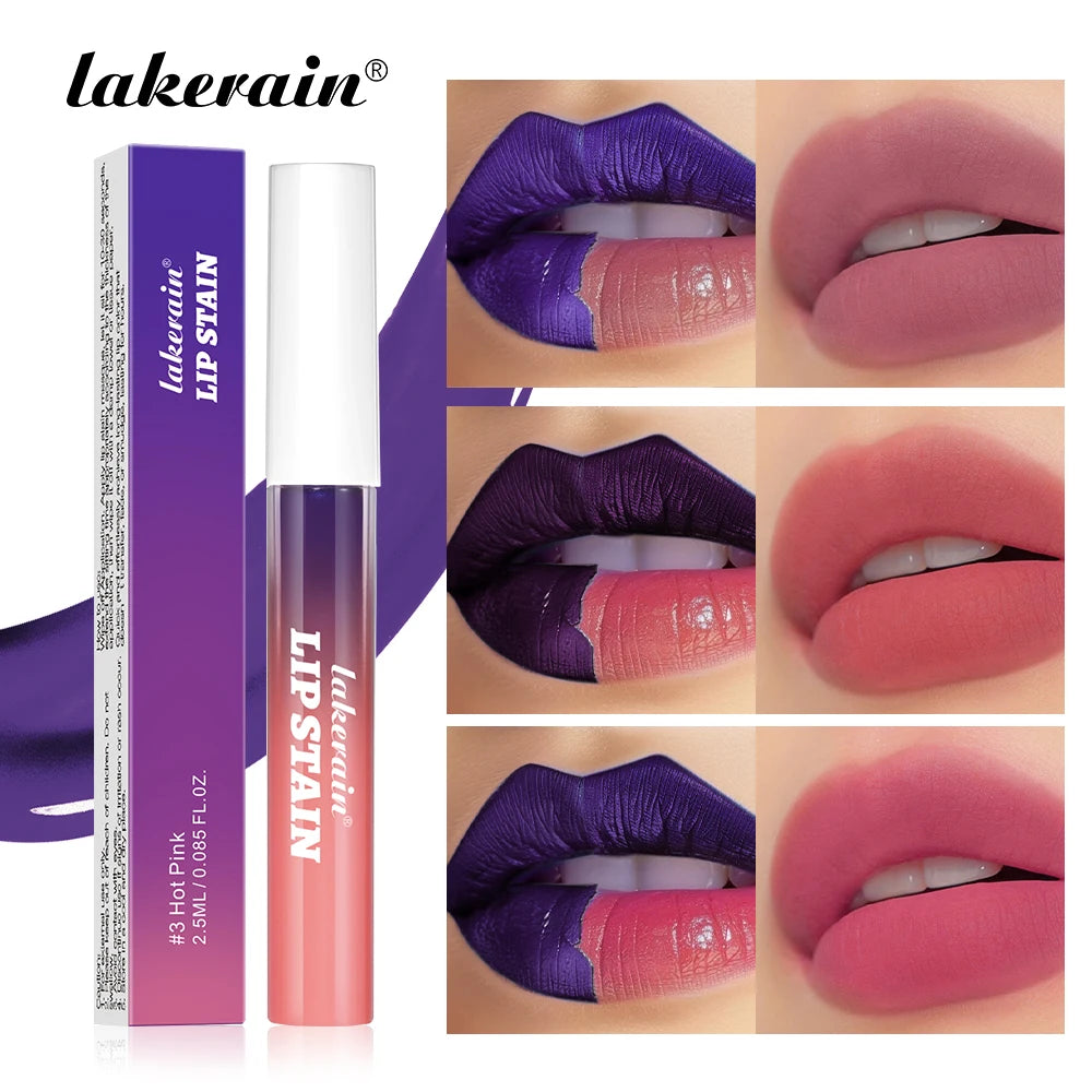 Blading Lip Gloss Peel and Stick Set Long-lasting Waterproof Pink Lip