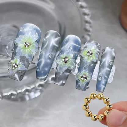 10pcs/20pcs Water Ripple Cat Eye Magnetic Gel Beads Multifunctional