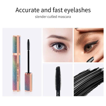 4D Brilliant Starry Sky Black  Mascara Slim, Thick, Curled,