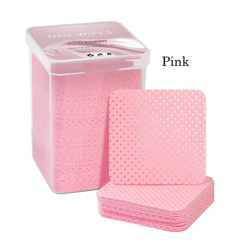 Lint-Free Nail Polish Remover Cotton Wipes UV Gel Tips Remover Cleaner