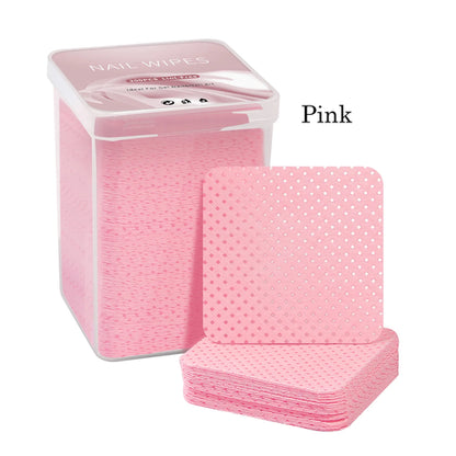 Lint-Free Nail Polish Remover Cotton Wipes UV Gel Tips Remover Cleaner