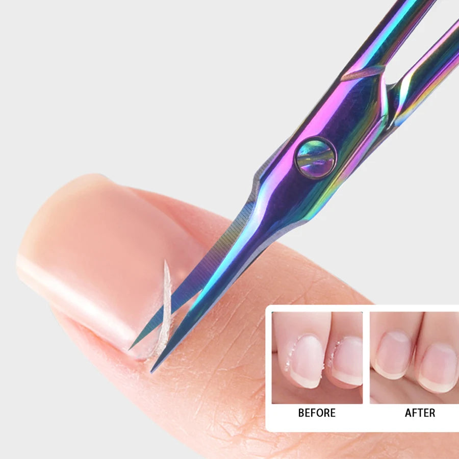 Dead Skin Remover Stainless Steel Curved Tip Thin Blade Cuticle