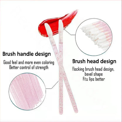 200/300/500Pcs Disposable Lip Lint Free Applicators Lipstick Testers