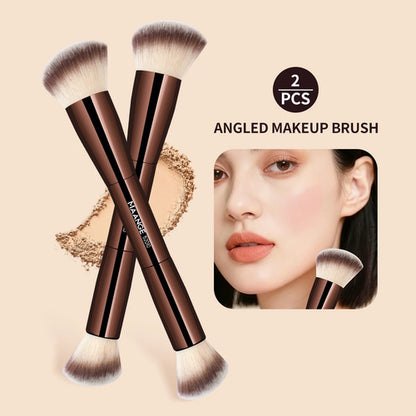MAANGE Makeup Brushes Double Head Foundation Powder Concealer Blusher