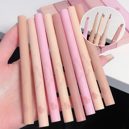 Dessert Lip Liner Automatic rotating waterproof lasting no color