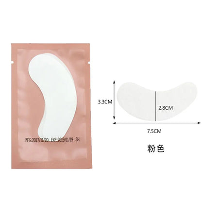50 Pairs Eyelash Under Eye Patches Eye Pad Isolation Remove Hydrogel