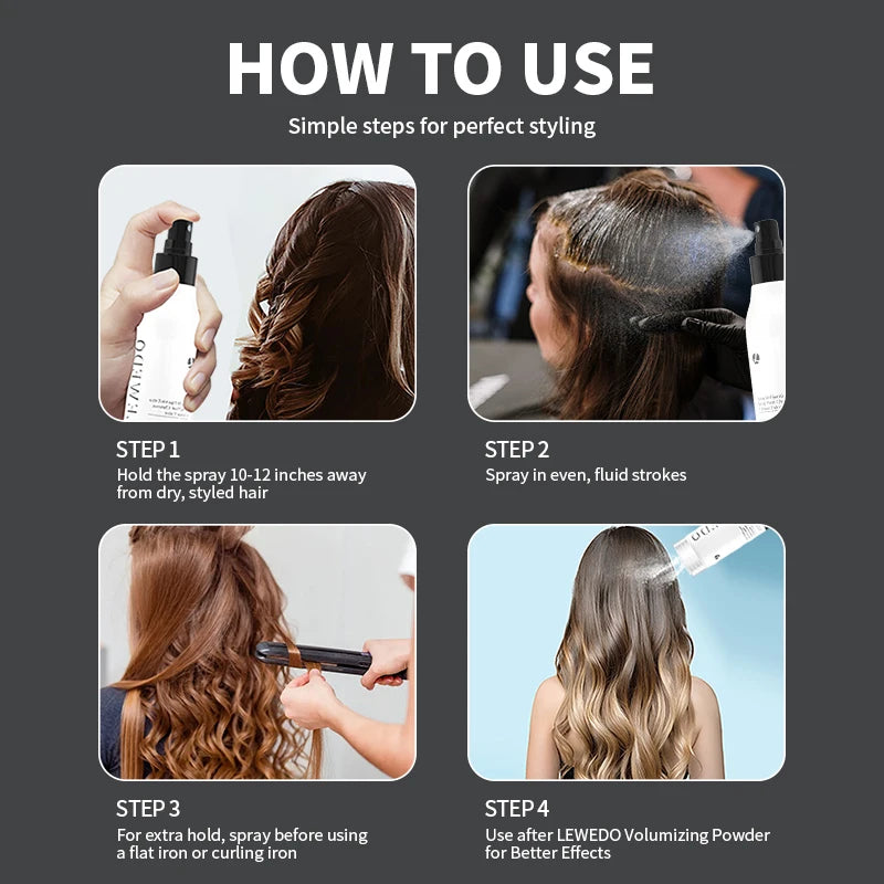Hair Volume Spray Long-Lasting Hold Hair Styling Spray Improving