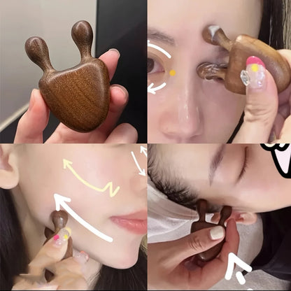 1pc Sandalwood Face Massager Nose & Face Massager - Eye Relief Tool